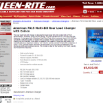Kleen Rite Corporation   American 7815 Multi Bill Rear Load Changer with Coinco