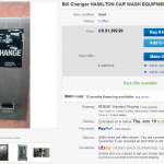 Bill Changer Hamilton Car Wash Equipment Laundry Bill Validator   eBay