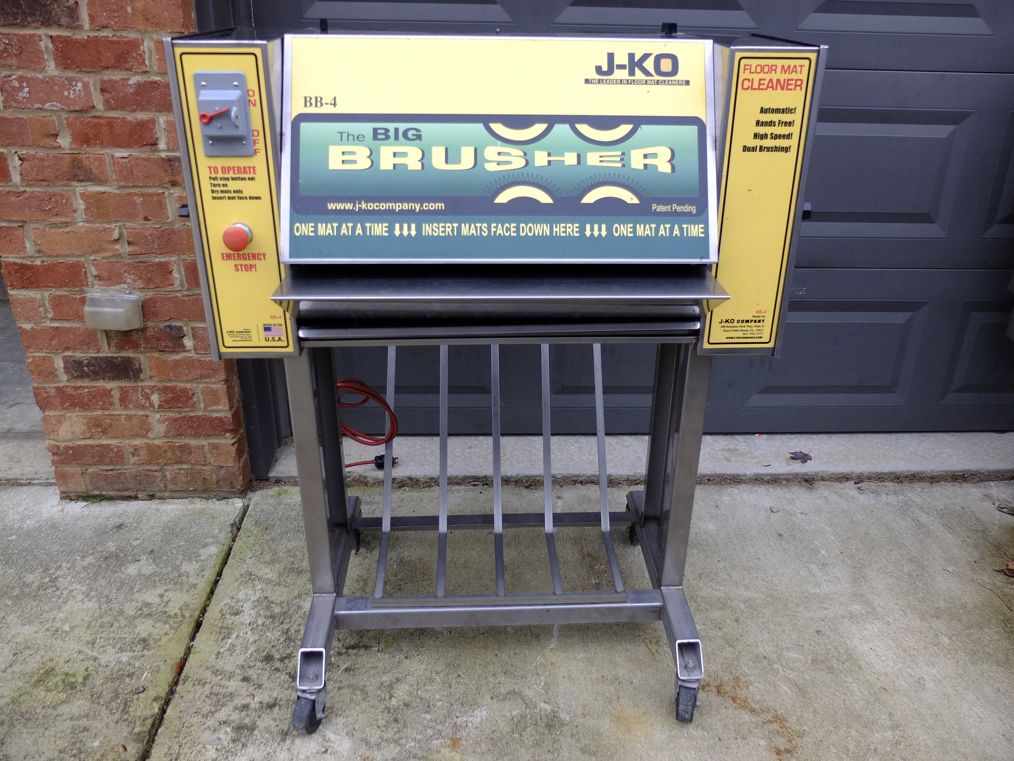 J-KO Big Brusher BB-X Floor Mat Cleaning Machine